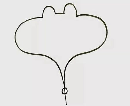 可爱的魔鬼鱼简笔画(简笔魔鬼鱼的画法)