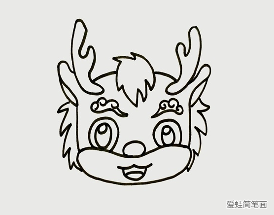 神兽麒麟卡通简笔画 神兽麒麟卡通简笔画