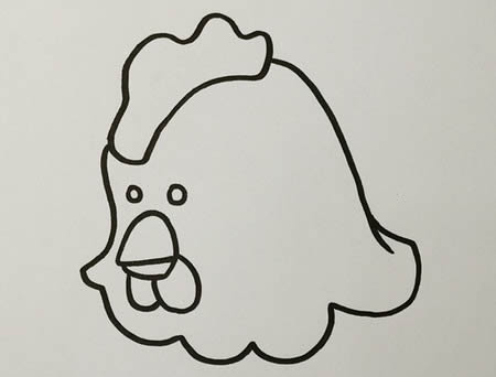 简单漂亮的母鸡简笔画(简单的母鸡简笔画)