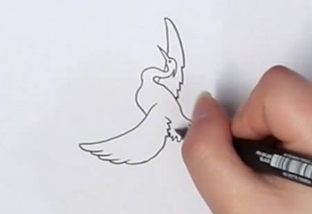 一行白鹭上青天简笔画(一行白鹭上青天简笔画10秒画完)