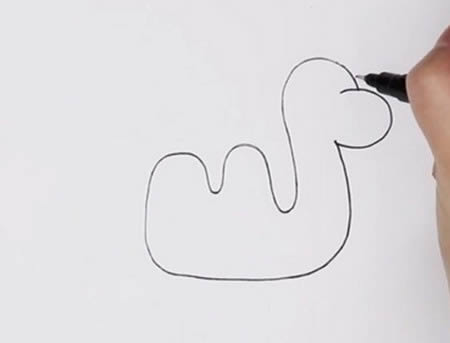 漂亮的骆驼简笔画步骤 漂亮的骆驼简笔画步骤