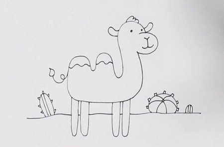 漂亮的骆驼简笔画步骤 漂亮的骆驼简笔画步骤