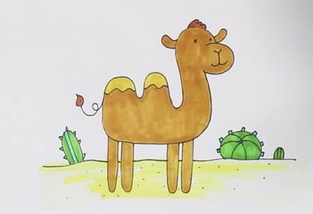 漂亮的骆驼简笔画步骤 漂亮的骆驼简笔画步骤