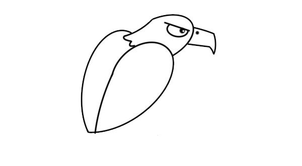 关于老鹰的简笔画教程 关于老鹰的简笔画教程