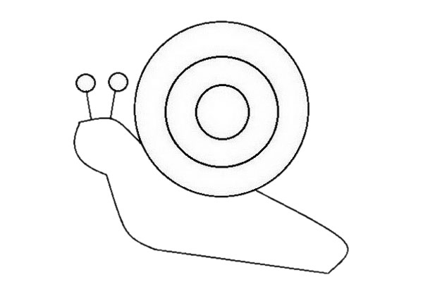 几步就会的蜗牛简笔画 几步就会的蜗牛简笔画