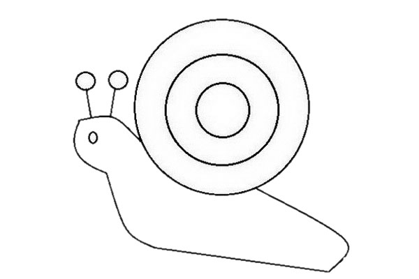 几步就会的蜗牛简笔画 几步就会的蜗牛简笔画