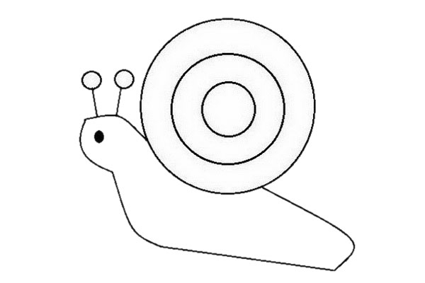 几步就会的蜗牛简笔画 几步就会的蜗牛简笔画