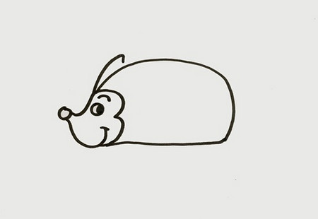 非常简单的刺猬简笔画 非常简单的刺猬简笔画