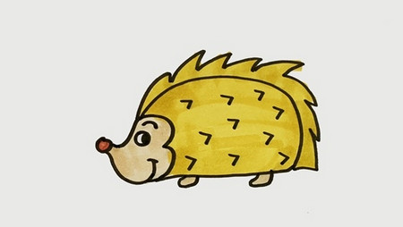 非常简单的刺猬简笔画 非常简单的刺猬简笔画