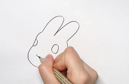 非常可爱的小兔子简笔画 非常可爱的小兔子简笔画
