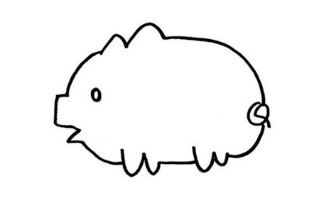 怎么用字母画一只小猪 怎么用字母画一只小猪