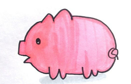 怎么用字母画一只小猪 怎么用字母画一只小猪