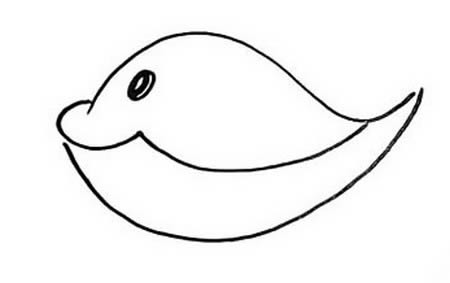 萌萌哒鲸鱼简笔画详细步骤 萌萌哒鲸鱼简笔画详细步骤