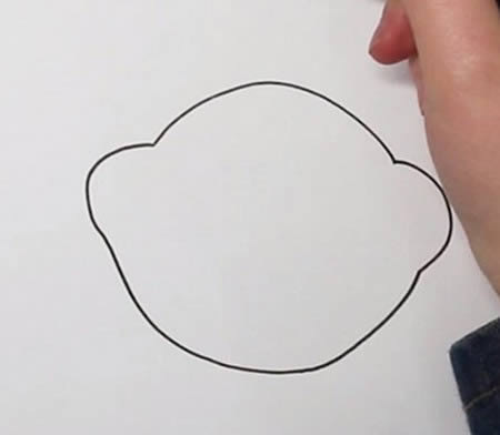 简单霸气的巨齿鲨简笔画 简单霸气的巨齿鲨简笔画