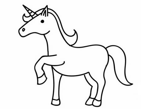 漂亮的独角兽简笔画教程 漂亮的独角兽简笔画教程