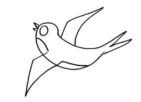 简单的小燕子简笔画步骤 简单的小燕子简笔画步骤