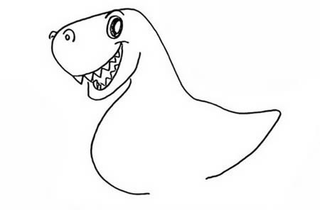 恐龙怎么画 恐龙简笔画教程