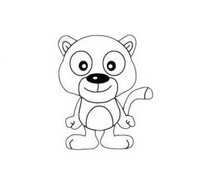 卡通豹子简笔画可爱画法 卡通豹子简笔画可爱画法