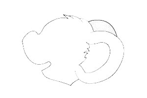 可爱花栗鼠简笔画教程 可爱花栗鼠简笔画教程