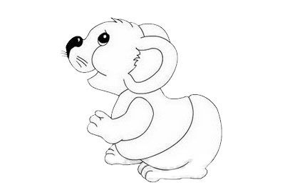可爱花栗鼠简笔画教程 可爱花栗鼠简笔画教程