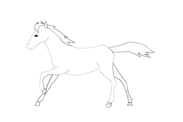 马的简笔画怎么画简单又漂亮