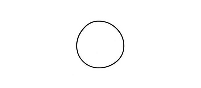 卡通长颈鹿简笔画