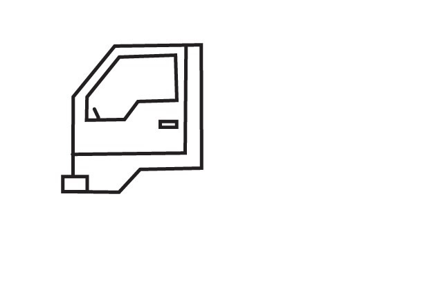 一步步教你画货车简笔画