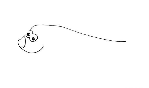 卡通大飞机简笔画