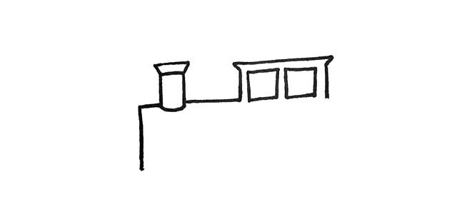 扫地车简笔画步骤