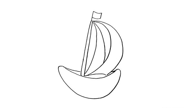 几步就会的帆船简笔画 几步就会的帆船简笔画