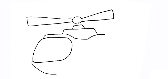 直升机怎么画 直升机简笔画画法 直升机怎么画 直升机简笔画画法