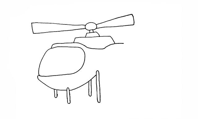 直升机怎么画 直升机简笔画画法 直升机怎么画 直升机简笔画画法