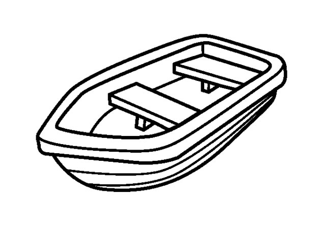 2张小木舟的简笔画(小木船简笔)