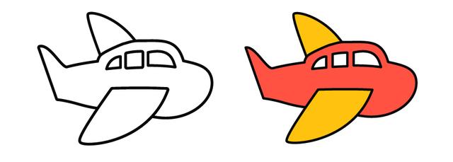 8款造型各异的飞机简笔画(形态各异的飞机)