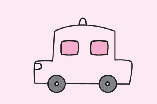 一组关于汽车的简笔画大全