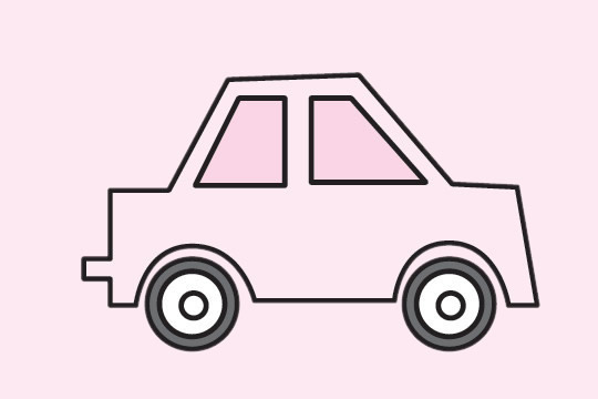 一组关于汽车的简笔画大全