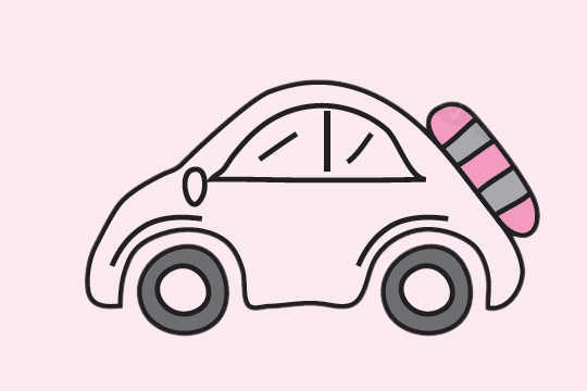 一组关于汽车的简笔画大全