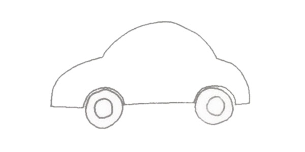 轿车怎么画 轿车简笔画 轿车怎么画 轿车简笔画