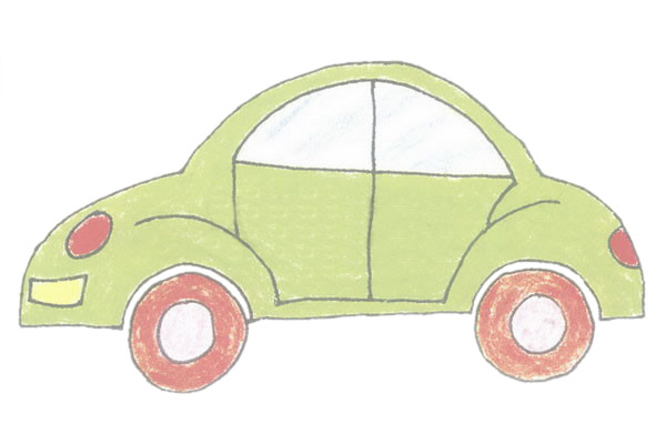 轿车怎么画 轿车简笔画 轿车怎么画 轿车简笔画