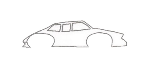 赛车简笔画的画法(赛车简笔画 儿童画)