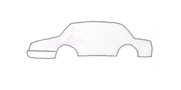 小轿车简笔画的画法(画小轿车的简笔画画图片大全)