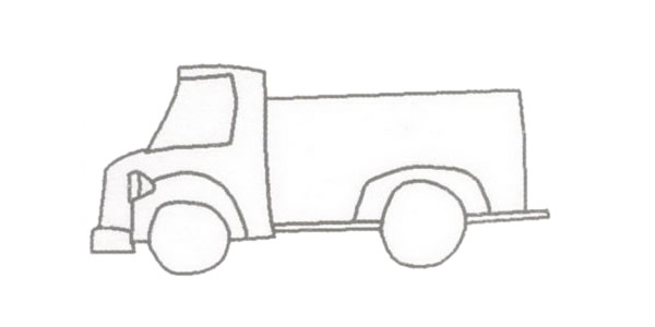 简单好看的消防车儿童画(简单好看的消防车怎么画卡通的)