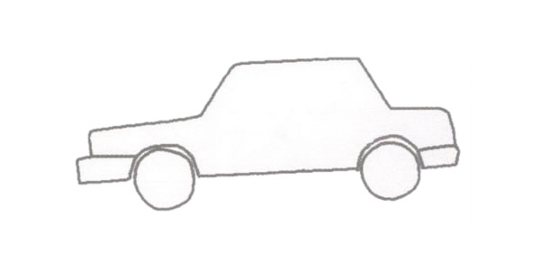 警车简笔画的画法步骤(警车简易画法图片大全)