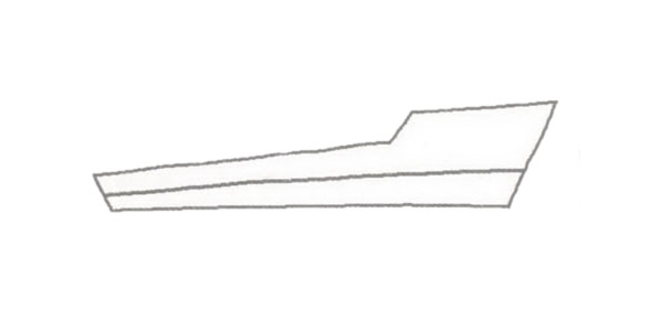 漂亮的军舰简笔画(军舰简单画法)