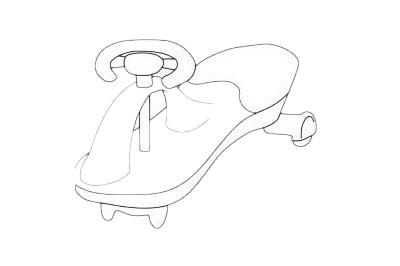 一组扭扭车简笔画(一组扭扭车简笔画图片)