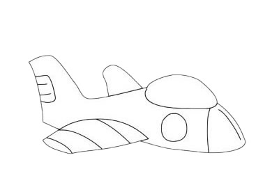 分享几款飞机的简笔画(飞机 简画)