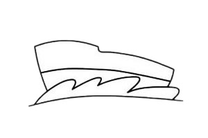 游轮简笔画步骤(游轮简笔画步骤图)