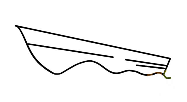 快艇的简笔画步骤(快艇的画法简笔画)
