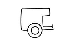 拖拉机简笔画的简单画法 拖拉机简笔画的简单画法