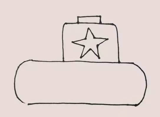 陆战之王坦克简笔画步骤 陆战之王坦克简笔画步骤